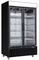 48 Inch Two Glass Door Refrigerator Commercial Merchandiser 115V 60HZ